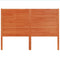 vidaXL - Hoofdbord - 135 - cm - massief - grenenhout - wasbruin