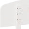 vidaXL - Hoofdbord - 135 - cm - massief - grenenhout - wit