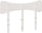 vidaXL - Hoofdbord - 135 - cm - massief - grenenhout - wit