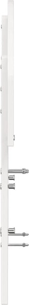 vidaXL - Hoofdbord - 135 - cm - massief - grenenhout - wit