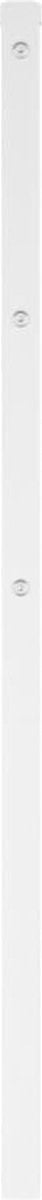 vidaXL - Hoofdbord - 135 - cm - metaal - wit