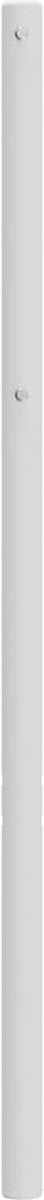 vidaXL - Hoofdbord - 135 - cm - metaal - wit