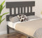 vidaXL - Hoofdbord - 138,5x3x81 - cm - massief - grenenhout - grijs