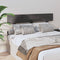 vidaXL - Hoofdbord - 138x3x81 - cm - massief - grenenhout - grijs