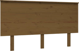 vidaXL - Hoofdbord - 139x6x82,5 - cm - massief - grenenhout - honingbruin