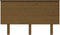 vidaXL - Hoofdbord - 139x6x82,5 - cm - massief - grenenhout - honingbruin