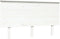 vidaXL - Hoofdbord - 139x6x82,5 - cm - massief - grenenhout - wit