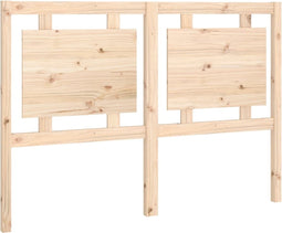 vidaXL - Hoofdbord - 140,5x4x100 - cm - massief - grenenhout