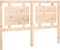 vidaXL - Hoofdbord - 140,5x4x100 - cm - massief - grenenhout