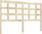 vidaXL - Hoofdbord - 140,5x4x100 - cm - massief - grenenhout