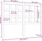vidaXL - Hoofdbord - 140,5x4x100 - cm - massief - grenenhout