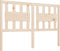 vidaXL - Hoofdbord - 140,5x4x100 - cm - massief - grenenhout
