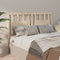 vidaXL - Hoofdbord - 140,5x4x100 - cm - massief - grenenhout