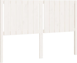 vidaXL - Hoofdbord - 140,5x4x100 - cm - massief - grenenhout - wit