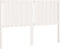 vidaXL - Hoofdbord - 140,5x4x100 - cm - massief - grenenhout - wit