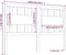 vidaXL - Hoofdbord - 140,5x4x100 - cm - massief - grenenhout - wit