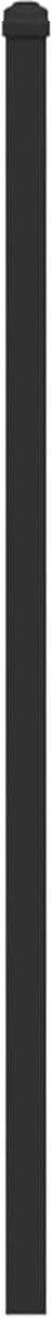 vidaXL - Hoofdbord - 140 - cm - bewerkt - hout - en - staal - bruin - eikenkleurig