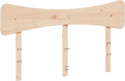 vidaXL - Hoofdbord - 140 - cm - massief - grenenhout