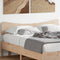 vidaXL - Hoofdbord - 140 - cm - massief - grenenhout