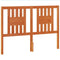 vidaXL - Hoofdbord - 140 - cm - massief - grenenhout - wasbruin