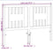 vidaXL - Hoofdbord - 140 - cm - massief - grenenhout - wasbruin