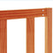vidaXL - Hoofdbord - 140 - cm - massief - grenenhout - wasbruin