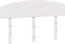 vidaXL - Hoofdbord - 140 - cm - massief - grenenhout - wit