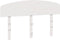 vidaXL - Hoofdbord - 140 - cm - massief - grenenhout - wit