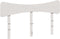 vidaXL - Hoofdbord - 140 - cm - massief - grenenhout - wit