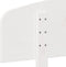 vidaXL - Hoofdbord - 140 - cm - massief - grenenhout - wit