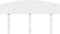 vidaXL - Hoofdbord - 140 - cm - massief - grenenhout - wit
