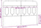 vidaXL - Hoofdbord - 140 - cm - metaal - wit