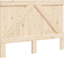vidaXL - Hoofdbord - 140x104 - cm - massief - grenenhout