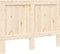 vidaXL - Hoofdbord - 140x104 - cm - massief - grenenhout