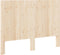 vidaXL - Hoofdbord - 140x104 - cm - massief - grenenhout