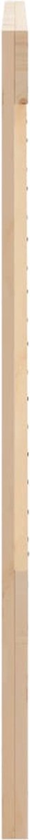 vidaXL - Hoofdbord - 140x104 - cm - massief - grenenhout
