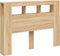 vidaXL - Hoofdbord - 140x18,5x103,5 - cm - bewerkt - hout - sonoma - eikenkleurig