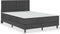 vidaXL - Hoofdbord - 140x200 - cm - getuft - stof - donkergrijs