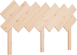 vidaXL - Hoofdbord - 141x3x80,5 - cm - massief - grenenhout