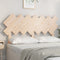 vidaXL - Hoofdbord - 141x3x80,5 - cm - massief - grenenhout