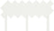 vidaXL - Hoofdbord - 141x3x80,5 - cm - massief - grenenhout - wit