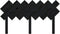 vidaXL - Hoofdbord - 141x3x80,5 - cm - massief - grenenhout - zwart