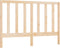 vidaXL - Hoofdbord - 141x4x100 - cm - massief - grenenhout