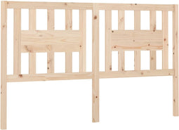 vidaXL - Hoofdbord - 141x4x100 - cm - massief - grenenhout