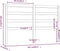 vidaXL - Hoofdbord - 141x4x100 - cm - massief - grenenhout