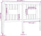 vidaXL - Hoofdbord - 141x4x100 - cm - massief - grenenhout