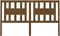 vidaXL - Hoofdbord - 141x4x100 - cm - massief - grenenhout