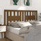 vidaXL - Hoofdbord - 141x4x100 - cm - massief - grenenhout