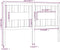 vidaXL - Hoofdbord - 141x4x100 - cm - massief - grenenhout