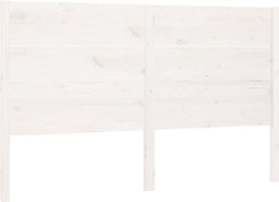 vidaXL - Hoofdbord - 141x4x100 - cm - massief - grenenhout - wit